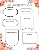 Mother's Day Printable- Mother's Day Questionnaire- All Ab