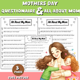 Mother's Day Questionaire | All About My Mom