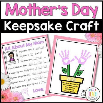 Preview of Mother's Day Questionaire - Mother's Day Gift & Keepsake Craft for Mother's Day
