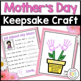 Mother's Day Questionaire - Mother's Day Gift & Keepsake C