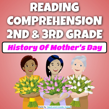 Preview of Mother's Day Holiday Reading Comprehension Passage 2nd and 3rd Grade