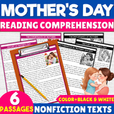Mother's Day Reading Comprehension Passages Worksheets Bun
