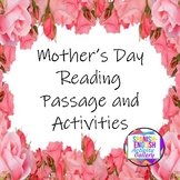 Mother's Day Reading Passage and Activities
