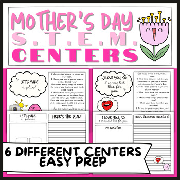 Preview of Mother's Day S.T.E.M. / S.T.E.A.M. Centers / Mother's Day Gifts