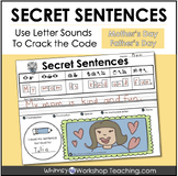 Mother's Day or Special Person Secret Sentences Practice W