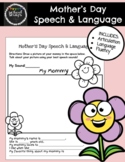 Mother's Day Speech Therapy Activity/ Mother's Day Articul