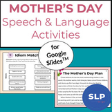 Mother's Day Speech Therapy | Digital Activity