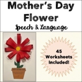 Preview of Mother's Day Speech and Language Craft - Flower