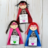 Mother's Day Super Hero Craft (Complete Template)
