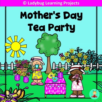 Preview of Mother's Day Tea Party Emergent Reader Set and Mini Word Wall Words
