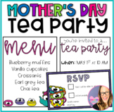 Mother's Day Tea Party - Editable
