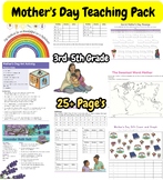 Mother's Day Teaching Pack for 2nd-5th Grade, Mothers day 