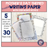 Lined Writing Paper with Drawing Boxes | Mother's Day | Wr