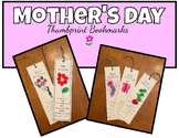 Mother's Day Thumbprint Bookmarks