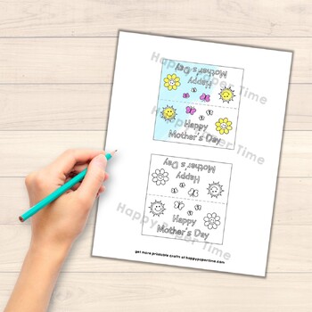 Mother's Day Treat Bag Topper Coloring Super Mom Activity Craft Snack Card
