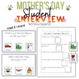 Mother's Day Visual Student Interview | Special Education