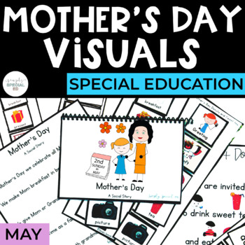 Preview of Mother's Day Visuals for Special Education