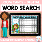 Mother's Day Word Search - Boom Cards - Distance Learning 