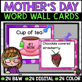 Preview of Mother's Day Word Wall Cards