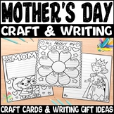 Mother's Day Writing Activities | Mother's Day Craft Cards
