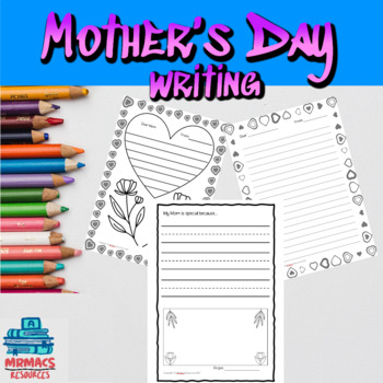 Mother's Day Writing Activities | No Prep | Printable by MrMacs Resources