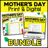 Mother's Day Writing Activities Print and Digital Bundle