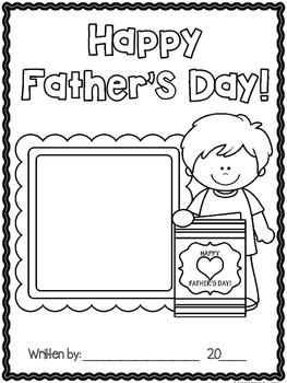 Father's Day Writing Activity by Second Grade Sweetness | TpT
