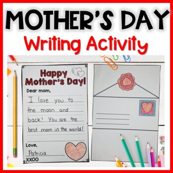 Mother's Day Writing Activity and Craft by Ms Herraiz | TPT