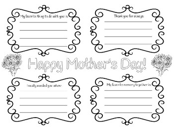 Mother S Day Writing Drawing Activity By Jennifer Gill Tpt