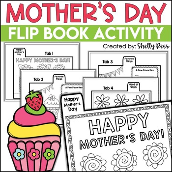 Mothers and Fathers Day Flip Book BUNDLE, Art Craft and Writing Prompt  Activity