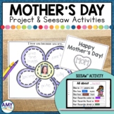 Mother's Day Writing Project and Seesaw Activity 