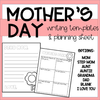Mother's Day Writing Templates by Simple and Cozy Classroom | TPT