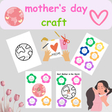 Mother's day writing activities craft card 2024