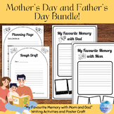 Mother's Day and Father's Day Activity Bundle: Planning, W
