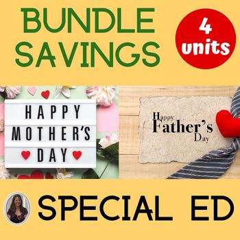 Download Mother S Day And Father S Day Bundle For Special Education Tpt