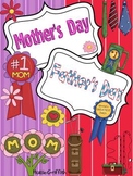 Mother's Day and Father's Day Bundle Book, Craft, Worksheets