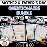 Mother's Day and Father's Day Questionaire Bundle