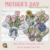 Mother’s Day card, Flower Bouquet Craft Kit