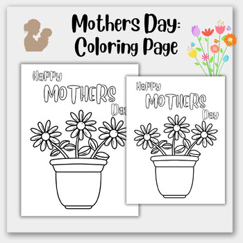 Mother's Day coloring page by Katie Friedrich | TPT