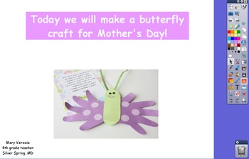 Preview of Mother's Day craft Flipchart