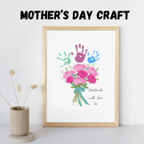 Mother's Day craft with handprint