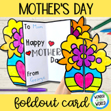 Mother's Day flower vase foldout card dollar deal