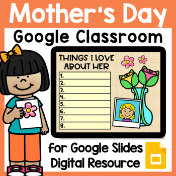 Preview of Mother's Day for Google Classroom Distance Learning