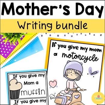 Mothers and Fathers Day Flip Book BUNDLE, Art Craft and Writing Prompt  Activity