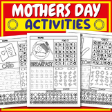 Mother's day Activities | Letter recognition | Letter Writ