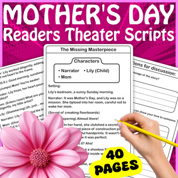 Preview of Mother's day Readers Theater Scripts 10 Reading Activities to Improve Fluency