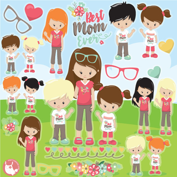 Download Mother S Day Clipart Commercial Use Vector Graphics Cl1082 By Prettygrafik