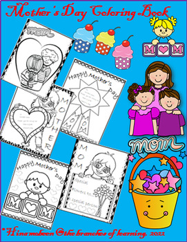 Preview of Mother's day coloring book