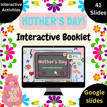 Preview of Mother'sDay Interactive Booklet: Digital Keepsake with Fun Activities For Gr.1-3