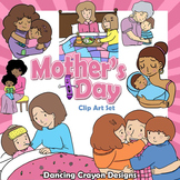 Mother's Day Clip Art Kids, Mothers and Grandmothers